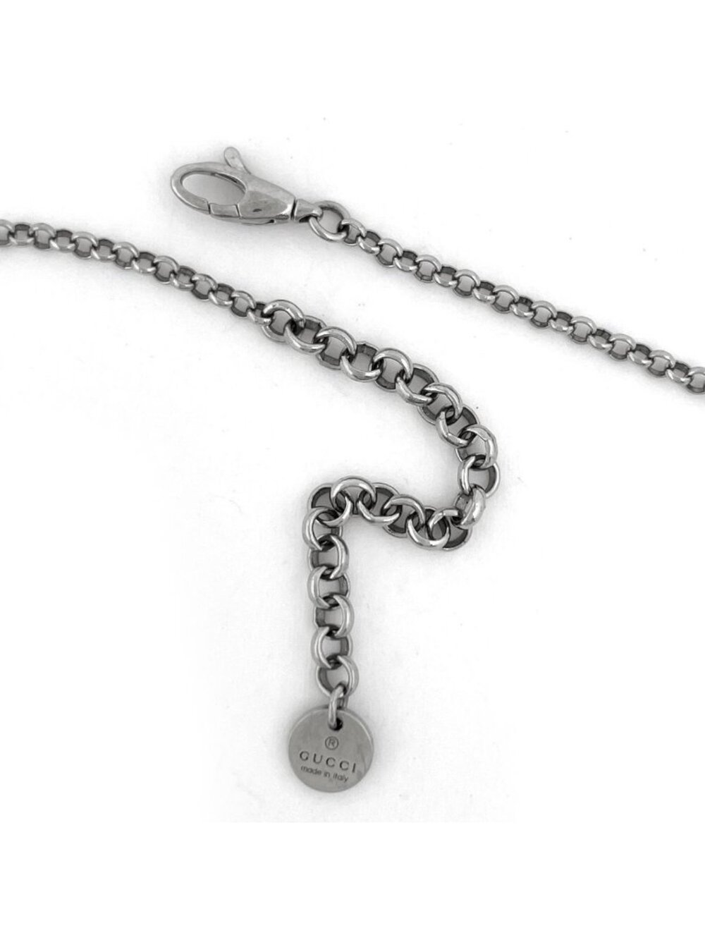Gucci Interlocking Necklace 925 Sterling Silver - Picture 3 of 5